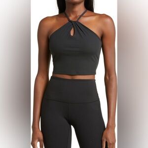 Outdoor voices Cutout Rib Crop Top